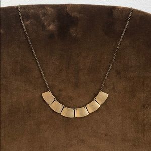 NWT Amano Studio Brass Plate Necklace